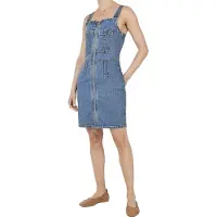 Pepe Jeans Isla Sleeveless Short Dress Bleu XS Femme