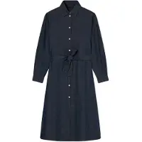 Armani Exchange pour femme. XW001794AF21337MB001 Robe Chemisier marine (XL), Casuel, Coton, Manche longue