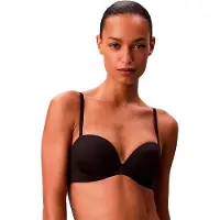 Calvin Klein Lv00qf8252 Push Up Bra Noir 85 / E Femme