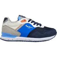 Pepe Jeans Baskets basses enfant LONDON SOUTH B garcons - Bleu - 33