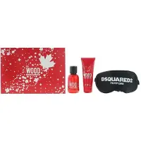 Dsquared2 Coffret cadeau Red Wood : eau de toilette 50 ml + gel douche 100 ml + masque de sommeil