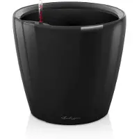 Lechuza Classico Premium Ls 21 - Kit Complet, Noir Brillant Ø 21 X 20