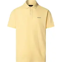 Hackett London pour homme. HM5600146 Polo avec bordure de plage coupe classique jaune (L), Casuel, Coton, Manche courte