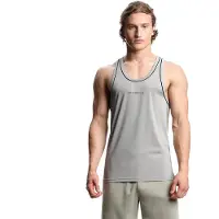 Emporio Armani pour homme. EM000387_AF19057 Underline Logobanda T-shirt gris (M), Casuel, Polyamide, Sans manches / bretelles