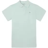 Silbon pour homme. S261011002098 Polo classique uni bleu clair (L), Casuel, Coton, Manche courte