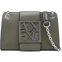 Armani Exchange pour femme. XW000281AF13672U7043 Pochette verte (OSFA), Casuel, Synthétique