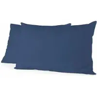 Lovely Home Housses de Coussin Lovely Home Bleu (85 x 185 cm) - Lot de 2
