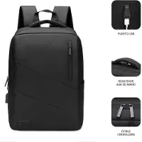 Subblim Sac City 15" Avec Port USB Noir