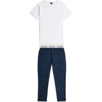 G-Star D29457-01 Short Sleeve Pyjama Blanc,Bleu XL Homme