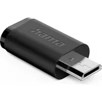 Hama Adaptateur, port USB-C - fiche micro-USB, 3 pièces, Noir