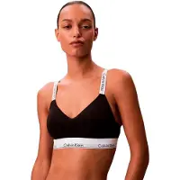 Calvin Klein Lv00qf8504 Bralette Bra Noir 2XS Femme