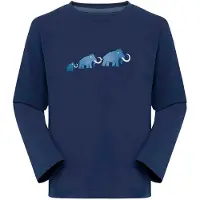 Mammut Core Logo Long Sleeve T-shirt Bleu 104 cm Garçon