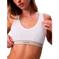 Calvin Klein Lv00qf8594 Traingle Bralette Bra Blanc L Femme