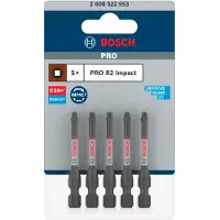 Bosch PRO Robertson Impact Bit, R2, 55 mm, 5 pcs.