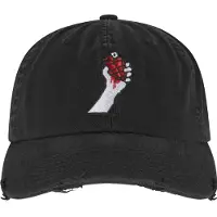Merchcode Casquette 'Green Day American Idiot' rouge sang / noir / blanc