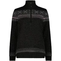 CMP 7h86505 Half Zip Sweater Noir L Femme