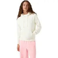 Champion Femmes, Pull-over, Damen-Kapuzenpullover, cremefarben, Beige, (L)