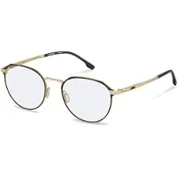 Rodenstock R7150 Rounded Glasses Noir,Doré 140/51 mm Homme