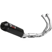 MIVV Oval Kawasaki Ninja 650 24-25/z650 24-25 K.057.l3c Homologated Full Line System Argenté Homologated