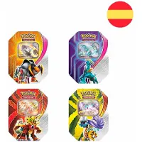Pokemon Trading Card Game Grand Paradoxe De Boîte De Conserve Destins Aléatoires 4 Enveloppes Espagnol