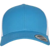 Flexfit Casquette 'Retro' turquoise / blanc