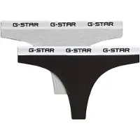 G-Star D29439-01 Thong 2 Units Noir,Gris L Femme