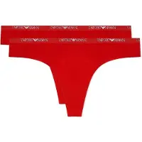 Emporio Armani Ew000402_af19024 Thong 2 Units Rouge XL Femme
