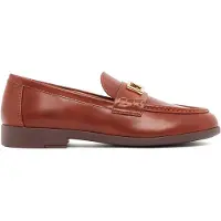 Armani Exchange pour femme. XW002579AF17474U6123 Mocassins élégants marron (37), Plat, 1 à 3 cm, Aucun, Casuel