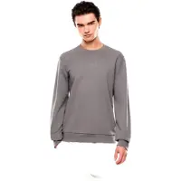 EA7 pour homme. 7M001489_AF17787 Logo Series Sweatshirt gris (M), Casuel, Sport, Coton, Sportswear, Multisport, Manche courte