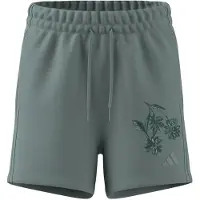 Adidas Essentials 3 Stripes Cotton Shorts Vert L Femme