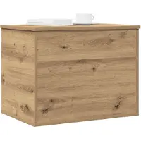 vidaXL Boîte de rangement Chêne Artisan 60 x 42 x 46 cm Bois composite