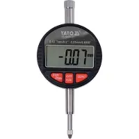 YATO Comparateur électronique 0–12,7 mm avec embase magnétique