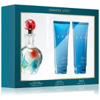 Jennifer Lopez En direct Luxe coffret cadeau femme Eau de Parfum 100 ml + lait corporel 75 ml + gel douche 75 ml