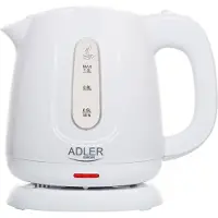 Adler AD 1373 - Bouilloire d'eau (1,0 L, avec indicateur de niveau d'eau et lightindicator, arrêt automatique)