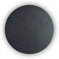Ideal Lux Applique murale 195742 COVER AP1 ROUND SMALL NERO 1xLED 9W/943lm 3000K Noir