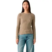 Levi's Crew Rib Sweatshirt Marron M Femme