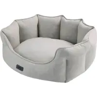 Nobby Lit confort ovale "VALEA" beige 86 x 70 x 24 cm