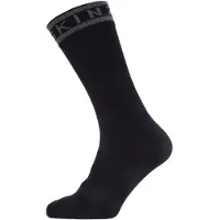 Sealskinz Scoulton, chaussettes, noir/gris