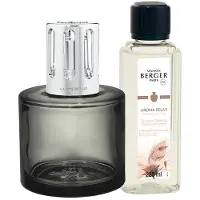 Maison Berger Paris Coffret cadeau lampe catalytique Aroma Relax gris + rembourrage Sweet Orient 250 ml