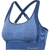 Hummel Mt Shine Seamless Sports Top Bleu XS Femme