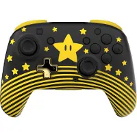 Turtle Beach Manette Sans Fil Rematch Super Mario Star Pour Nintendo Switch Brille Dans Le Noir