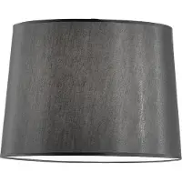 Ideal Lux DORSALE MPT1 Abat-jour Structure Noir en tissu