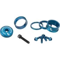 Wolf Tooth Anodized Spacer Kit Headset Argenté