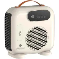 Adler Radiateur électrique à ventilateur 2000 W LCD Télécommande Minuterie Beige AD7756