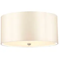 Elstead Lighting Elstead Fletcher plafonnier E27 triple 45cm chrome poli ivoire