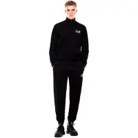EA7 pour homme. 7M001318_AF13512 Tracksuit Visibility noir (S), Sport, Coton, Multisport, Manche longue
