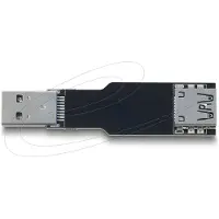 DeLOCK USB 10Gbps Adapter USB-A BU < ST gerade flach