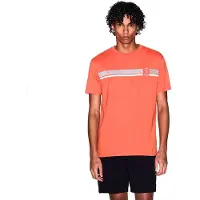 Armani Exchange pour homme. XM001792AF12308U3040 T-shirt rayé rouille (M), Bleu, Casuel, Coton, Manche courte