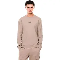 Emporio Armani pour homme. 8NPM30_PJVRZ Sweat-shirt beige Core Identity (XXL), Casuel, Sport, Coton, Sportswear, Multisport, Manche courte