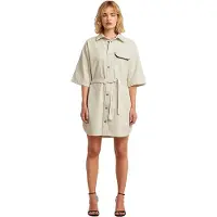 G-Star Robe Belted Army Shirt - Beige - Femmes